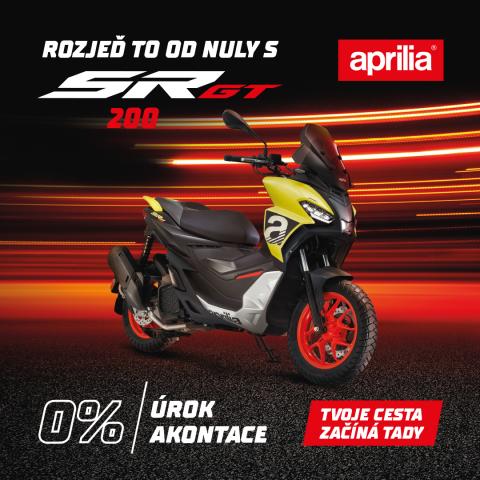 Rozjeď to od nuly s Aprilia SR GT 200!