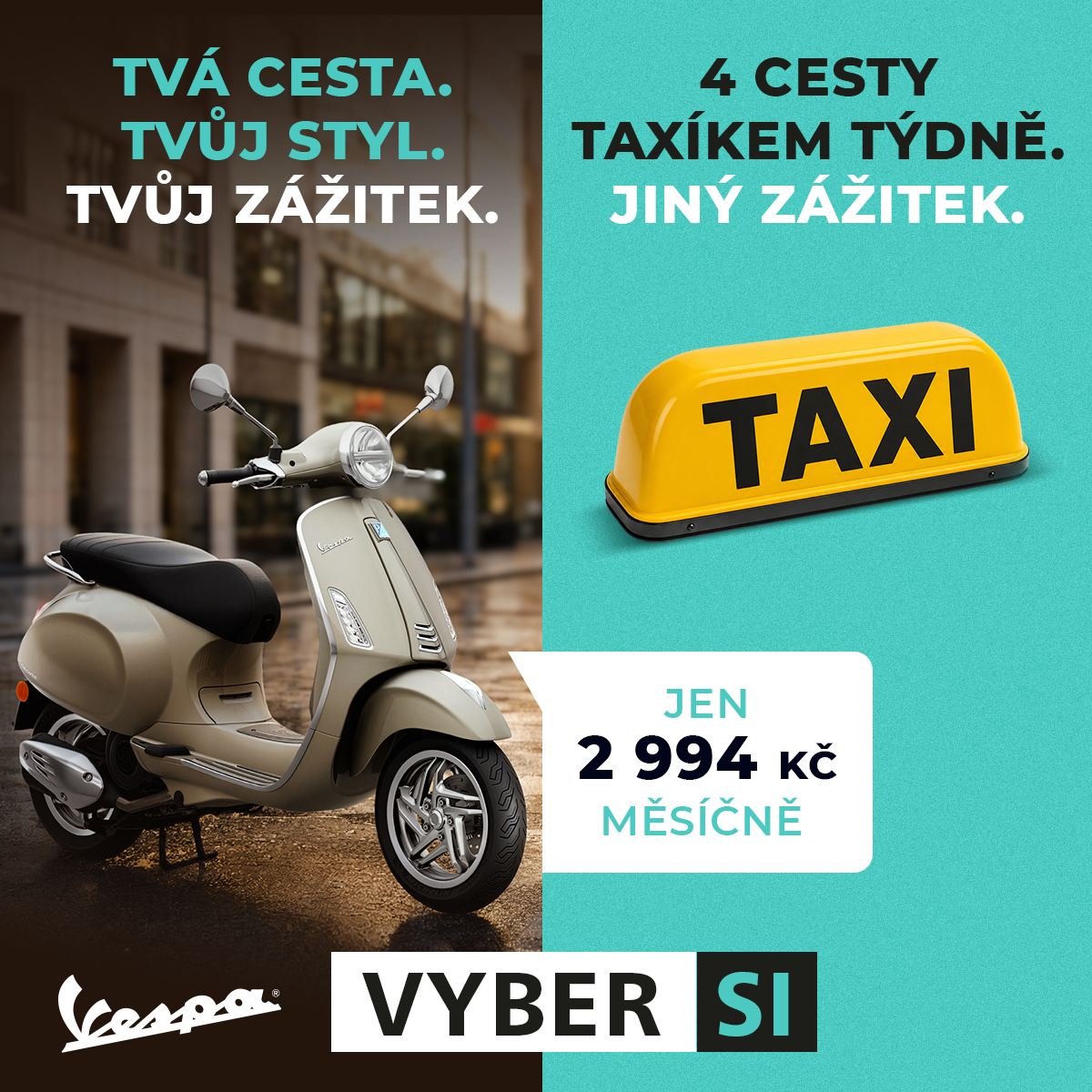 Tvá cesta. Tvůj styl. Tvůj zážitek