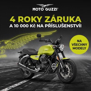Moto Guzzi + příslušenství za 10 000,- ZDARMA