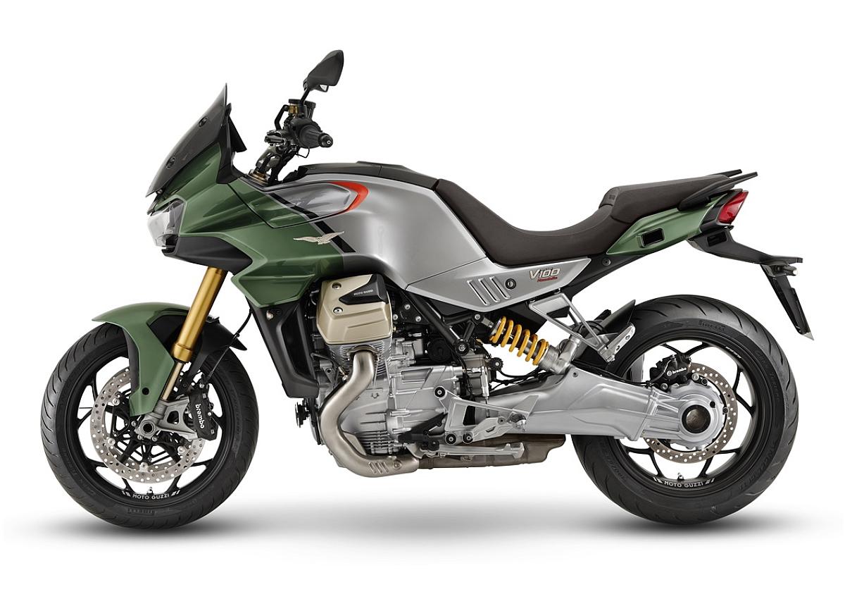 Moto Guzzi V100 MANDELLO, Verde 2121, E5, investom moto Zlín, 