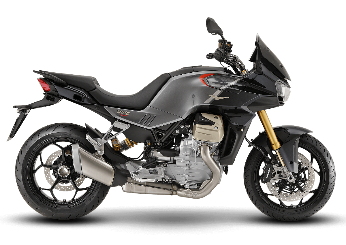 Moto Guzzi V100 MANDELLO, Grigio Avanguardia, E5, investom moto Zlín, 