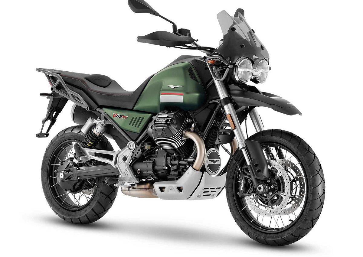 Moto Guzzi V85 TT, investom moto Zlín, enduro VERDE ATAJ