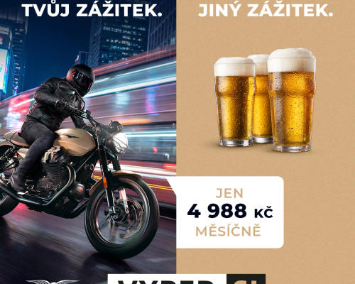 Moto Guzzi – Vyber si. Jeď hned. Plať chytře.