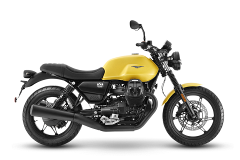 Moto Guzzi V7, investom moto Zlín, Stone , žlutá